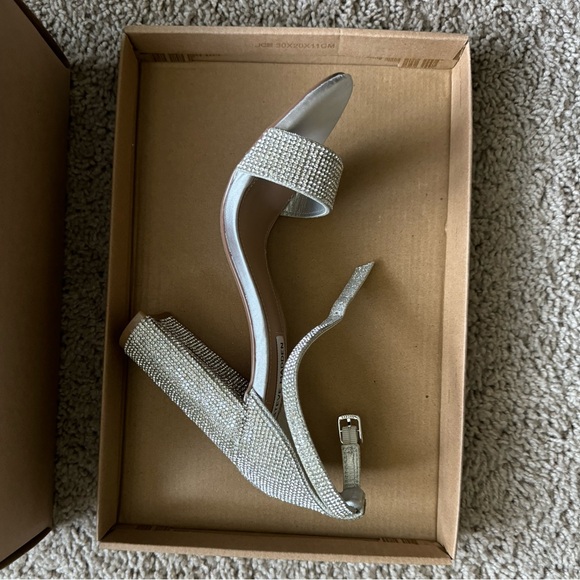 Steve Madden Crystal Block Heels - Picture 4 of 4